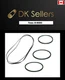 Replacement Belts for Teac D-500C D500C Cassette Tape Deck Player