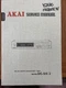 Akai UC-S4 J Tuner Original Service Repair Manual