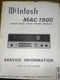McIntosh MAC 1900 Service Manual Receiver Original 4X230