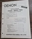 Denon DCR-720 Cassette Receiver Service Manual - OEM
