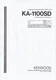 Operating Instructions for Kenwood KA-1100 SD in English