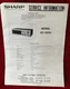 Sharp RT-820U RT-820 Cassette Service Manual *Original*