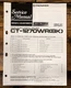 Pioneer CT-1270WR Cassette Service Manual *Original* #2
