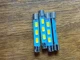 4 New Warm White 41mm Fuse Lamp LED Light Bulbs for Fisher 304 404 404X Receiver
