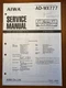 Aiwa AD-WX777 Cassette Original Service Repair Manual
