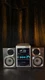 Panasonic 5 Disc CD Stereo System PM71SD w/ 2 AKAI SW-7II Speakers Tested Works