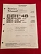 Vintage Pioneer Original Service Manual DEH-48 / 435 / 43 / 235
