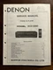 Denon Model DCD-2560 Stereo CD Player Service Manual Original OEM Genuine