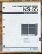 Yamaha NS-55 Speaker  Service Manual *Original*