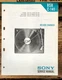 Sony C-141 Record Player / Turntable  Service Manual *Original*