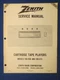 Zenith 169 - 458 169 - 473 Service Manual Factory Original The Real Thing # TR27