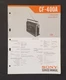 Sony CF-400A,    AM-FM Radio Cassette Recorder.  Service Manual.  Japan  1972