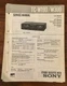 Sony TC-W190 TC-W300 CASSETTE Service Manual *Original*