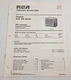 RCA TV Television Service Data Chassis KCS 168 Series File 1973 B - 5