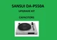 Turntable SANSUI DA-P550A Repair KIT - all capacitors