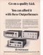 RARE 1969 Pioneer SA-500 Stereo Amp & TX-500 Tuner Print-Ad / SR-202