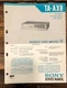Sony TA-AX8 Amplifier Service Manual *Original*
