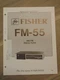 Fisher FM-55 Service Manual AM/FM Stereo Tuner
