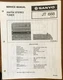 Sanyo JT 688 Tuner Service Manual *Original*