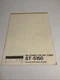 Sony ST-5150 FM Stereo AM/FM Tuner Owners Instruction Manual Original