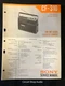 Original Sony CF-310 FM/AM Cassette-Corder Service Manual