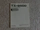 Vintage Original Pioneer TX-9500 Manual. Good Condition.