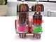 2 NOS RCA 12BY7A/12BV7 AUDIO VACUUM TUBES, BLACK PLATE, O GETTER, TV-7 TESTED.