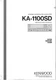 Operating Instructions for Kenwood KA-1100 SD in DE, Ital, Ned