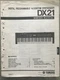 Yamaha Digital Programmable Synthesizer DX21  SERVICE MANUAL