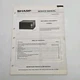 OEM Sharp Service Manual for Microwave Oven Model R-5W34 VTG Electronics Manual