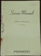 PIONEER PL-41D FV Turntable Service Manual Original R42-200-0 Rust HSQ