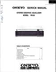 ONKYO PC-33, STEREO CASSETTE TAPE DECK SERVICE MANUAL
