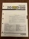 Yamaha DVD-S520 DV-S5450 DVD Player Service Manual OEM Vintage Original