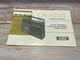 Vintage radio Marantz Superscope CR-1000A AM/FM Radio Cassette Player  Manual