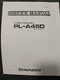 Pioneer PL-A45D KUT KCT KLT Turntable Service Manual Photocopy ART-099-0
