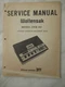 WOLLENSAK MODEL 2516AV CASSETTE DECK SERVICE MANUAL - ORIGINAL