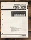 Yamaha PSS-120 PortaSound Keyboard Service Manual *Original*