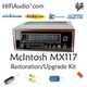 McIntosh MX117 tuner restoration recap repair upgrade rebuild capacitor kit