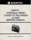 Sanyo Radio Cassette Recorde Service Manual - Choose Model