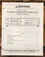 Mitsubishi DA-U75 Amplifier Service Manual *Original*