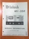 MCINTOSH MI-350 SERVICE INFORMATION D064