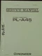 PIONEER PL-A45 Turntable Service Manual Original HSQ