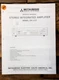 Mitsubishi DA-U12 Amplifier  Service Manual *Original*