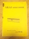 Akai Service Manual/Parts List~VS-3U Video Cassette Recorder~Original~Repair