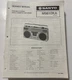 Sanyo. Nov83/ M9810 KA Portable Stereo Radio Cassette Recorder Service Manual 