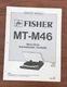 Fisher MT-M46 Record Player / Turntable Service Manual *Original*