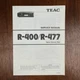 VINTAGE TEAC R-400/R-477 STEREO CASSETTE DECK SERVICE MANUAL 