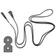 Power Cable Cord for SANSUI TV SLEDVD226D SLED1945 SLED1953W SLED2453W SLED4668W