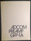 ADCOM GFP-1A  Pre-Amplifier Owners Manual Original