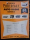 Original Sams Photofact Auto Radio Series Service Repair Manual Book AR-65